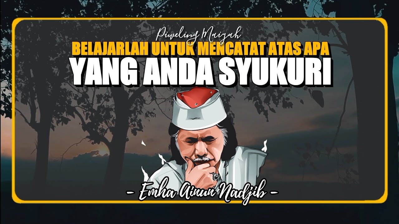 Belajarlah Mencatat Apa Yang Anda Syukur Yang Sudah Tuhan Beri