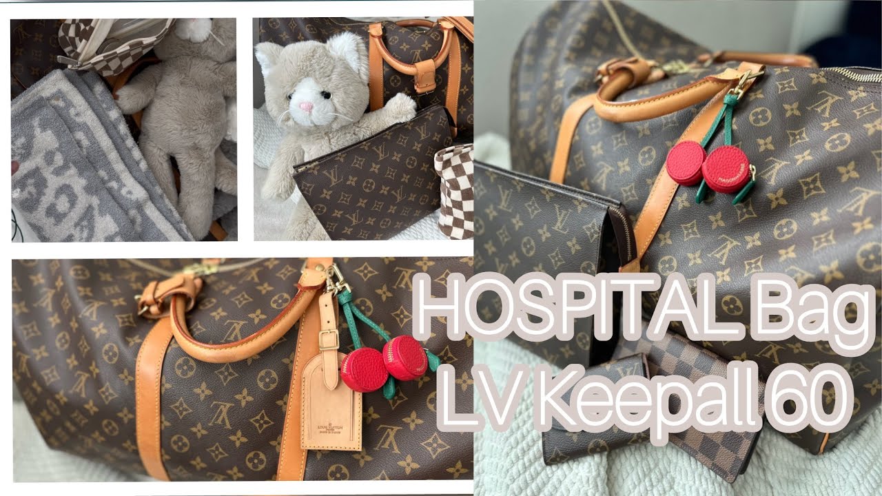What’s in my hospital baby • LV Keepall 60• 4th baby• Lactation Nurse essentials