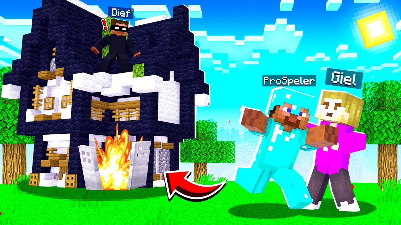 PROSPELER BEVRIJDEN Uit Het HUIS Van De DIEF! (Minecraft Survival)