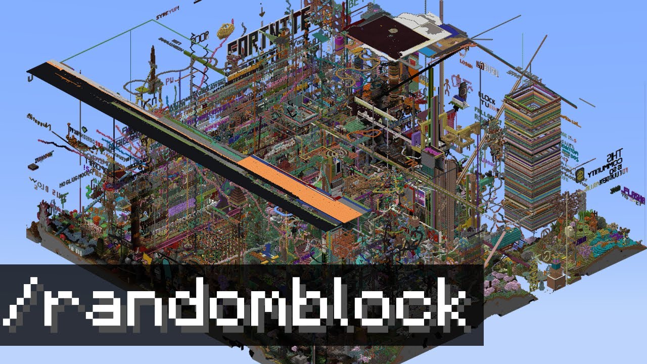 Forcing 300 Players to Build With One Type of Block