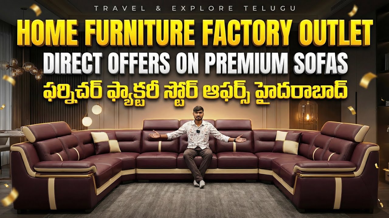 Best Home Furniture Manufacturer in Hyderabad | Factory Direct Discount Offers on Sofas, Cots | EMI