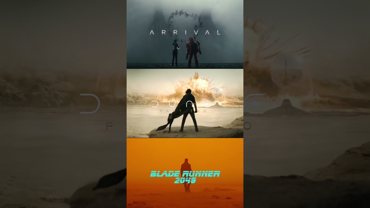 Cinema of Denis Villeneuve 🔥 #dunepart2 #action #bladerunner2049 #arrival #scifi