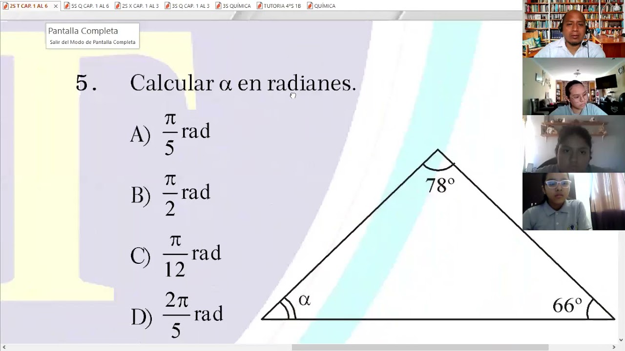 SISTEMA DE MEDIDA ANGULAR II, TRIGONOMETRÍA CAP2 IBIM TRENTO 2021