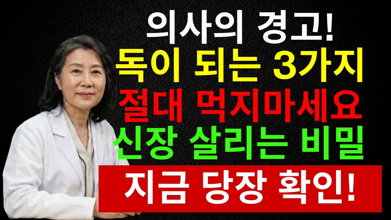 60세 이후 매일 먹는 견과류가 콩팥을 녹이고 있다! 절대 피해야 할 3가지 vs 살리는 3가지 | 시니어 인포