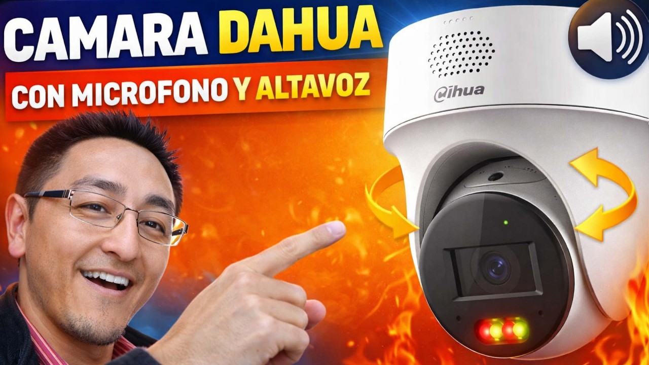 C&aacute;mara DAHUA IPC PT1439H PV 4MP 30fps y audio Bidireccional