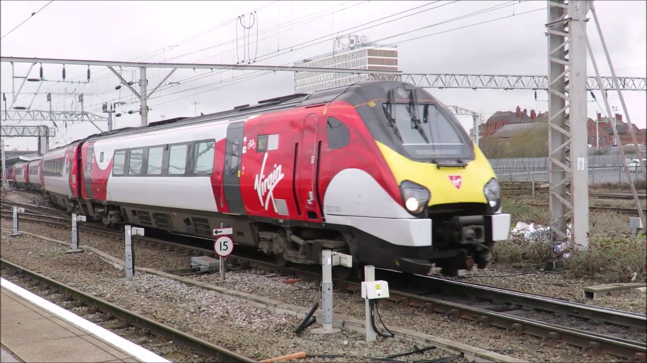 Trains At Crewe Station - 14.01.2019