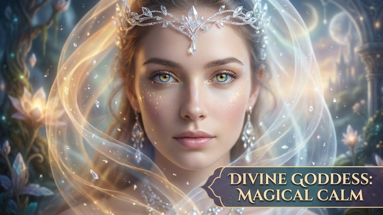 ✨ Divine Goddess ASMR 🌙 Magical Fantasy Visuals for Deep Relaxation & Peace