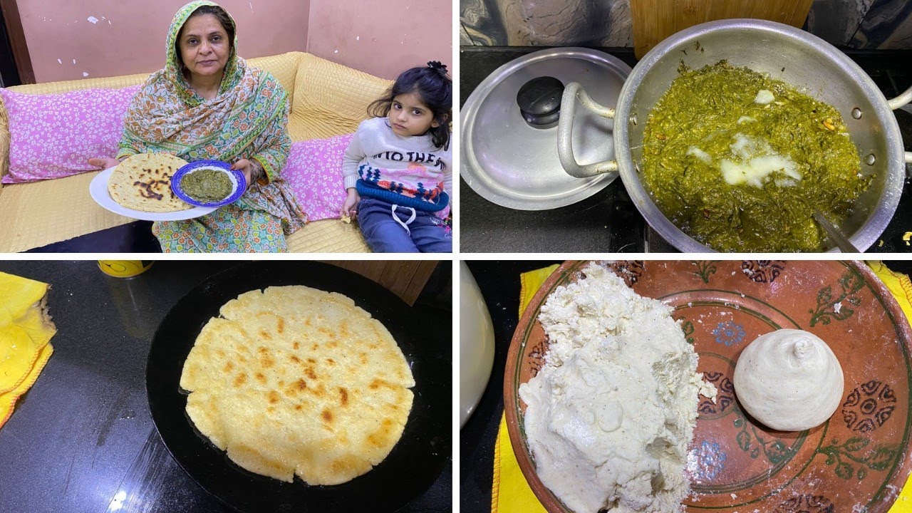 Sarso Ka saag banaya Aj 