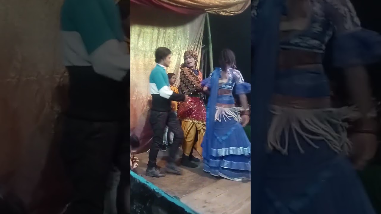 बूढ़ा तनवा मारेली रामलीला पार्टी महेश कश्यप ग्राम सोहेला में हो रहा मेला