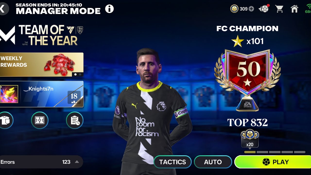 99% Win Rate Manager Mode Tactic (Full Squad, Formation & Match History) | FC Mobile 2026