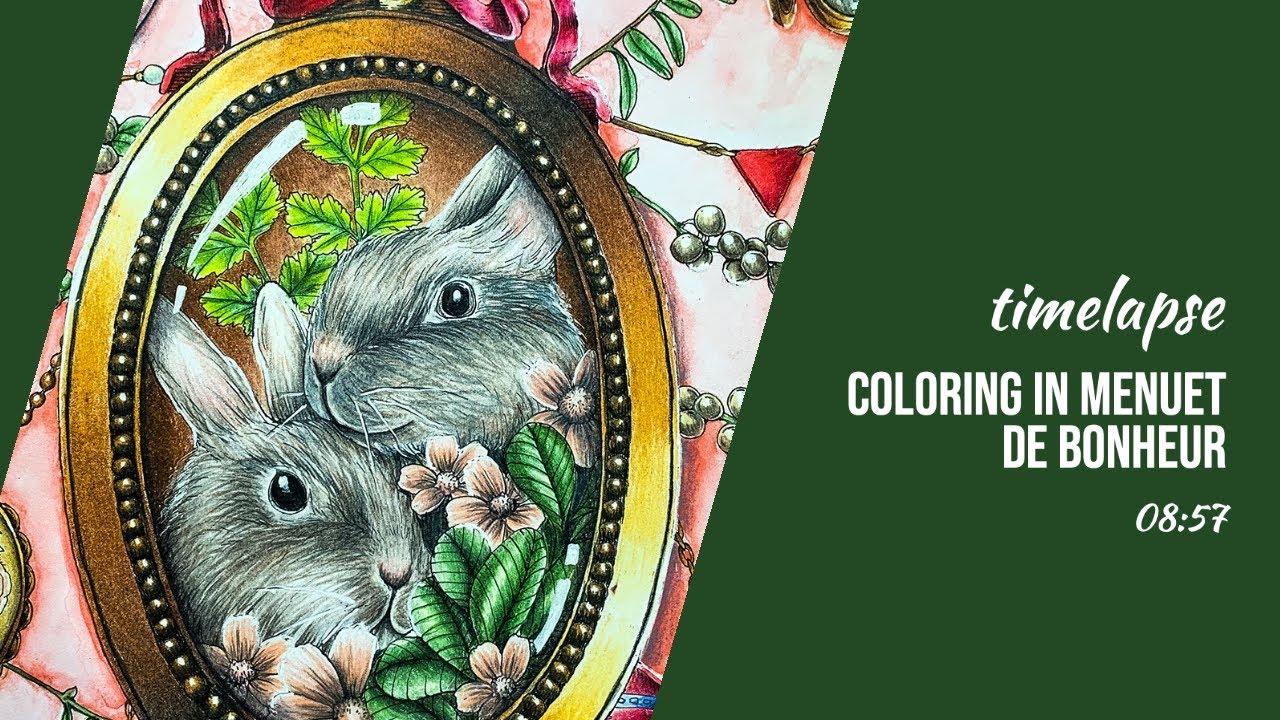 Timelapse coloring in Menuet de bonheur 幸せのメヌエット