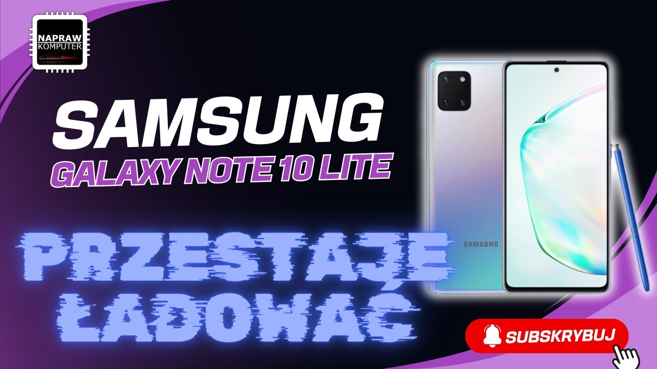 📱SAMSUNG Galaxy Note 10 Lite nie ładuje! | To nie gniazdo:)