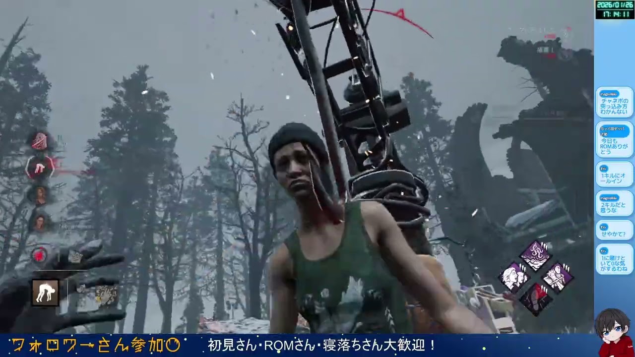 【DBD】4日ぶりの鬼ごっこ