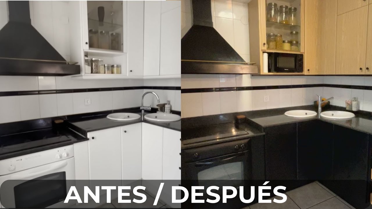 Así cambiamos la cocina SIN REFORMA (antes y después)