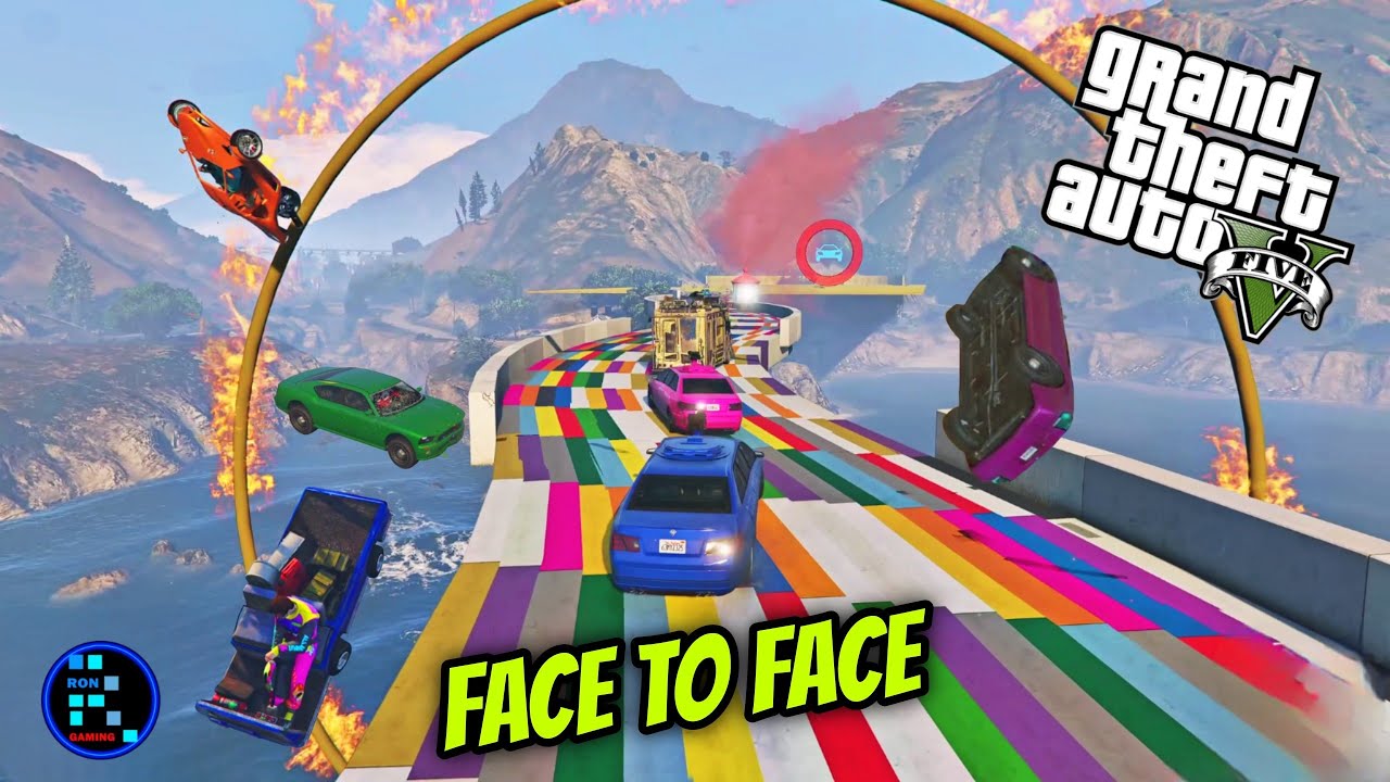 GTA V | Face To Face Colorful Super Funny Mode