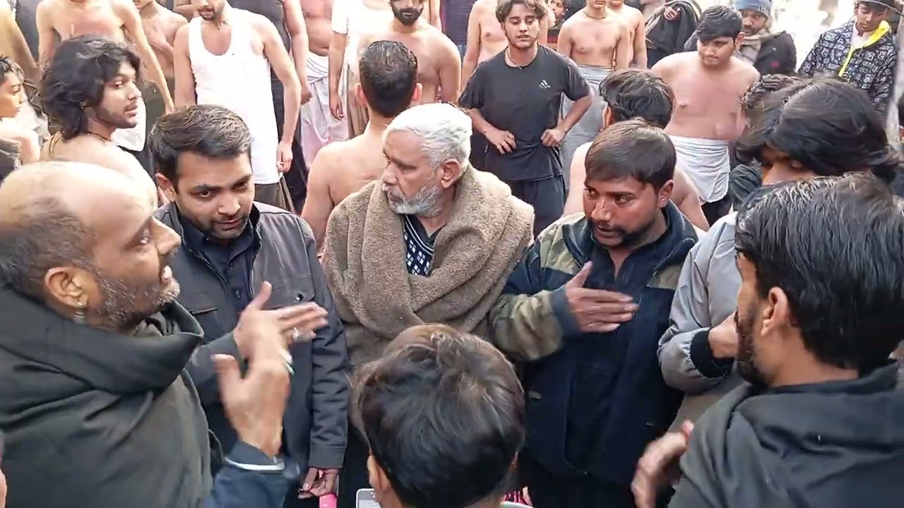 25 رجب پرسہ داری #موجیانوالہ گجرات ماتمی دستہ غلامانِ عون و محمد خالد آباد گجرات سالار۔ چوہدری اختر
