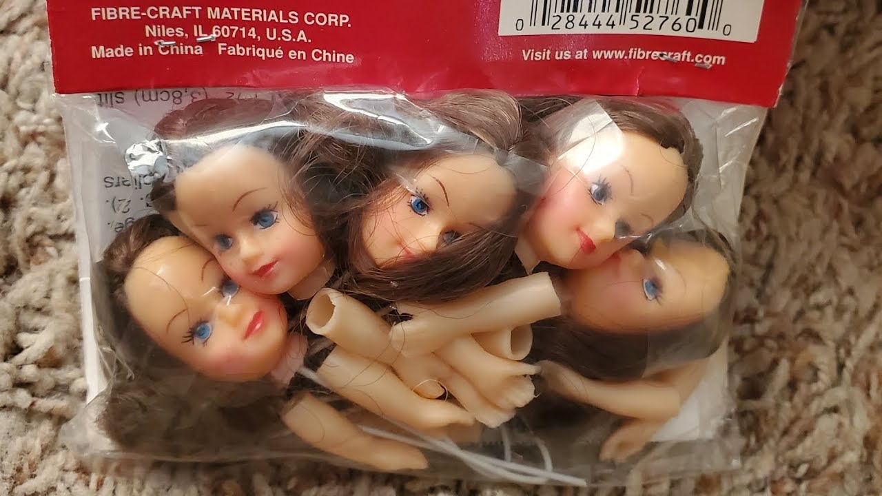 Ebay Unboxing DIY Fibre Craft Doll Heads From The 2000s Storytime