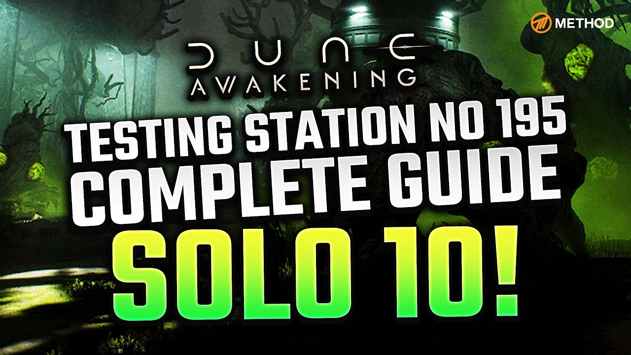 Testing Station No 195 (Poison) Guide & Boss Guide - Solo, Difficulty 10 - Dune Awakening