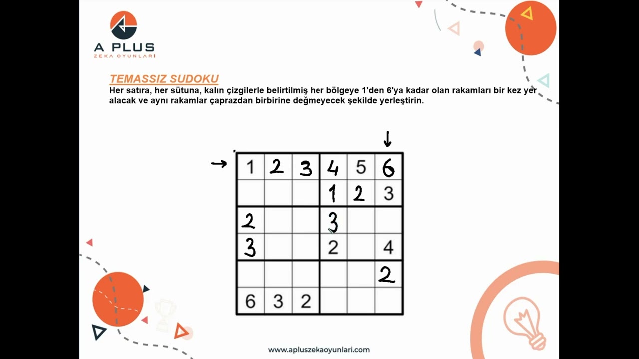 TEMASSIZ SUDOKU NASIL OYNANIR ?