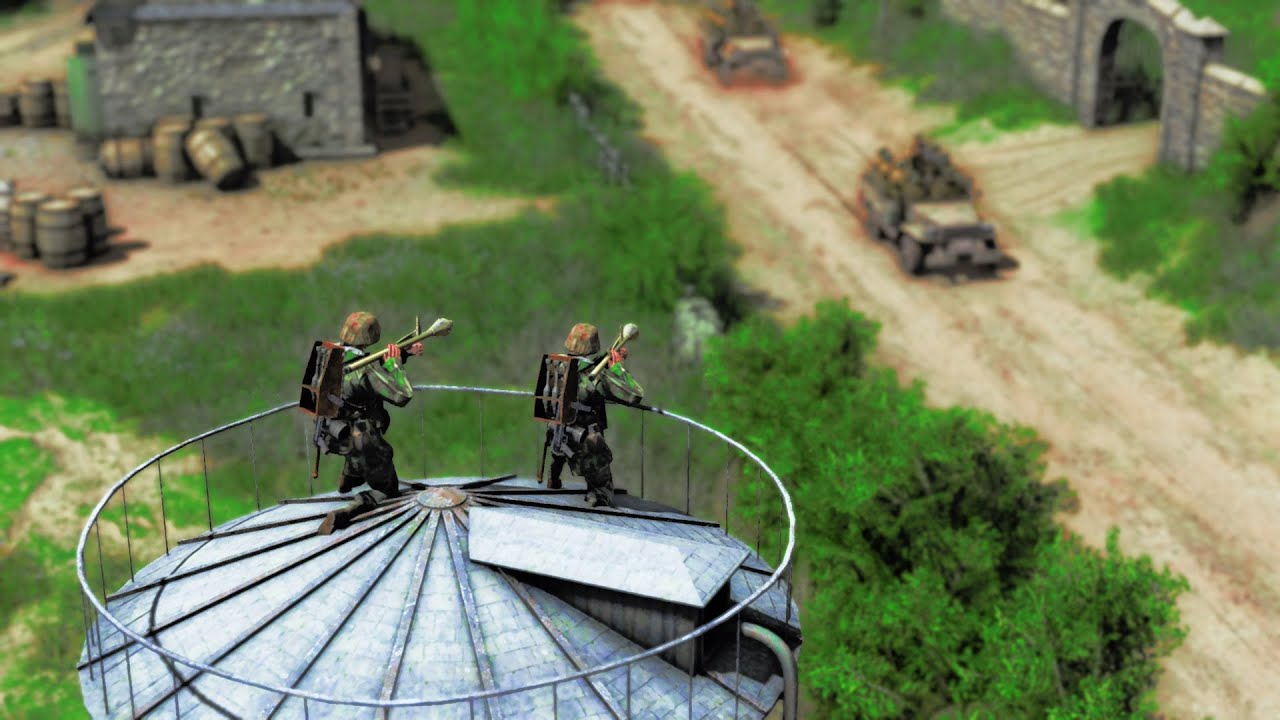 Ambush attack by Tiny German soldier | Tilt Shift