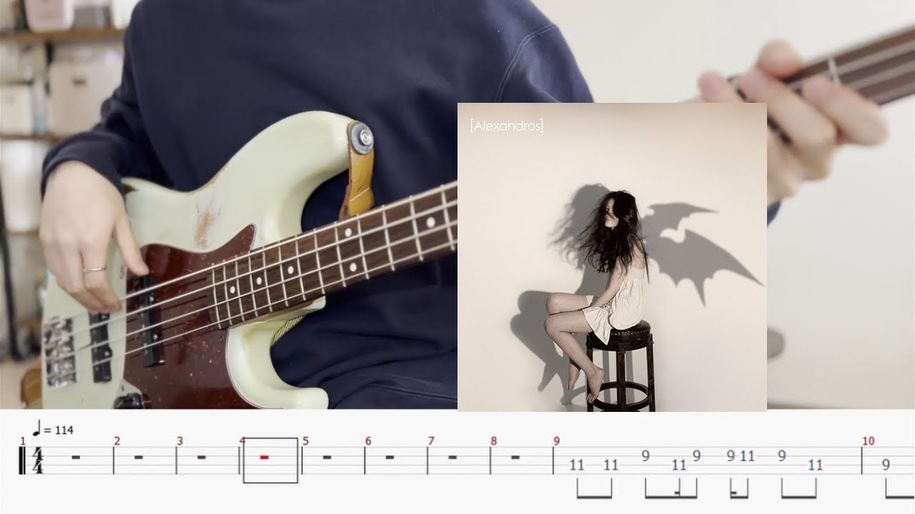 [Alexandros]  Kiss the Damage  ベース弾いてみた Tab