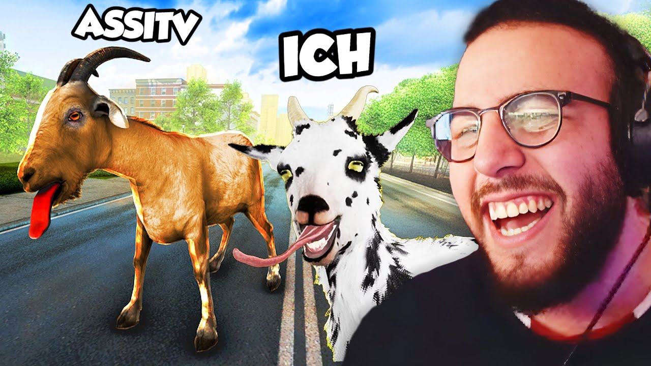 Wir zerstören den Goat Simulator (mit ItsAssiTV) | Giggand