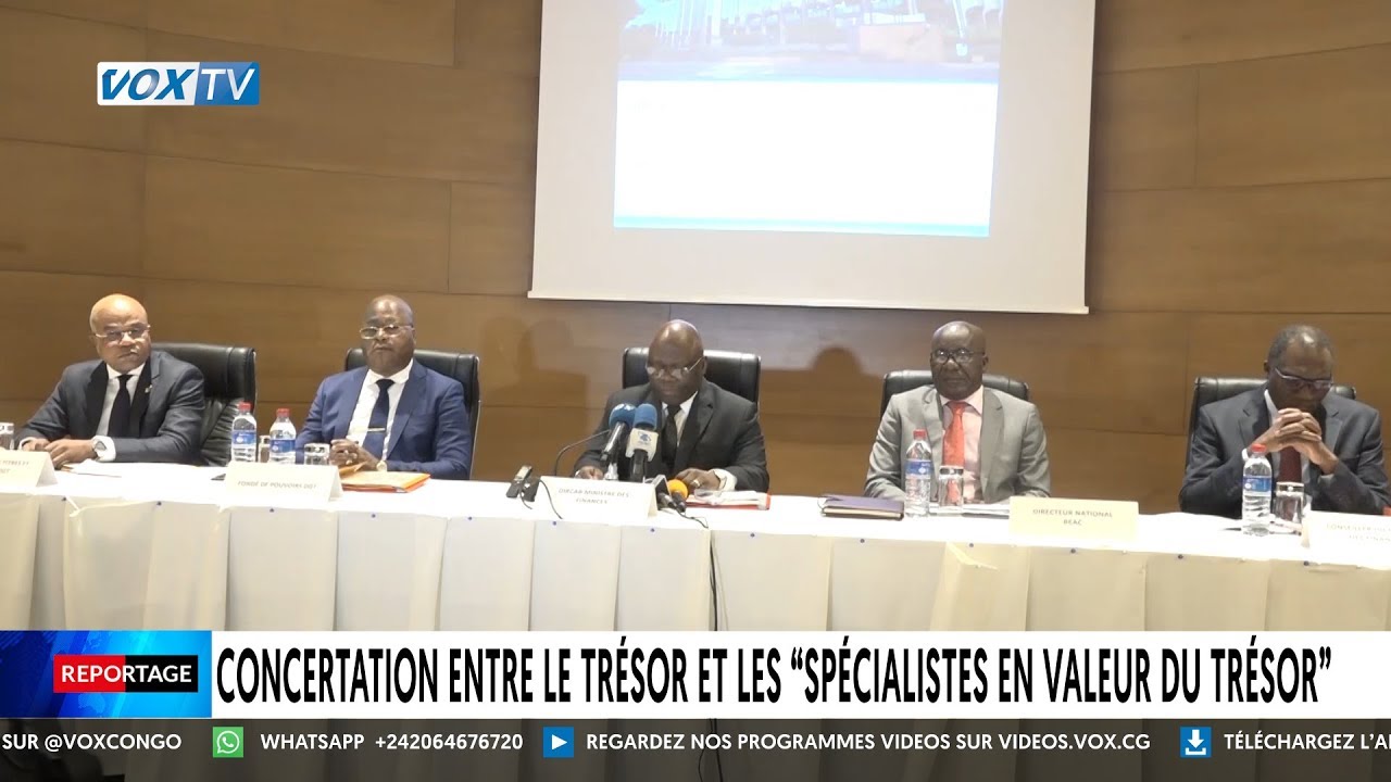 Concertation entre le Trésor et les 
