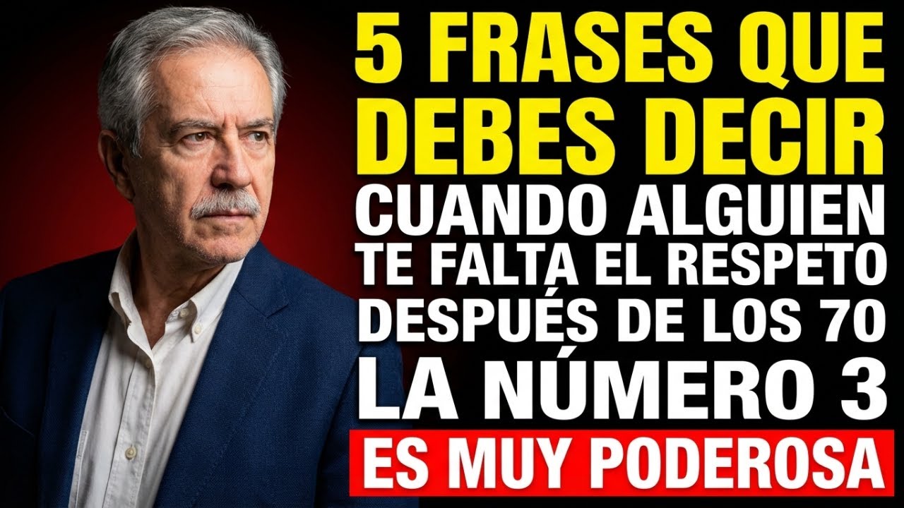 5 Frases Para Decir Cuando Te Faltan el Respeto Después de los 70 – La #3 Nunca Falla
