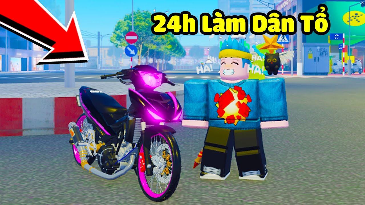 JAYGRAY THỬ THÁCH 24H LÀM DÂN TỔ LÁI ĐUA XE TRONG ROBLOX*GAME CỘNG ĐỒNG VIỆT NAM NÀY HÀI THỰC SỰ 🤣😝