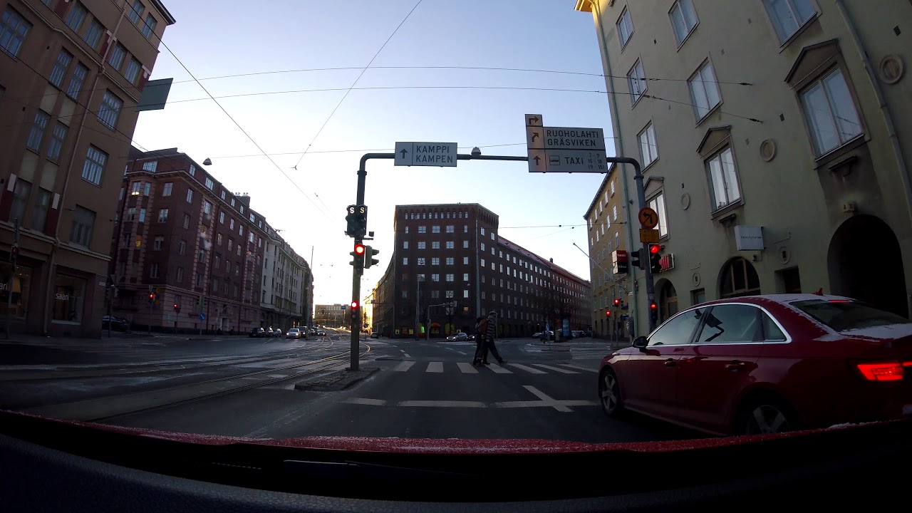 【4K】Winter 2018 Helsinki Drive