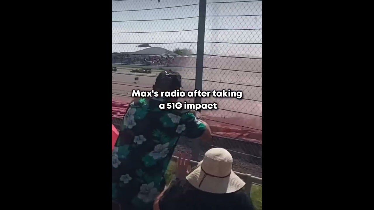 Max&rsquo;s Radio after crashing with a 51g impact