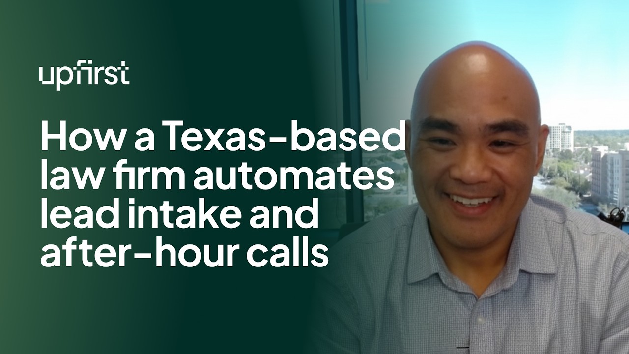 How This Law Firm Automated After-Hours Calls | Upfirst Customer Review