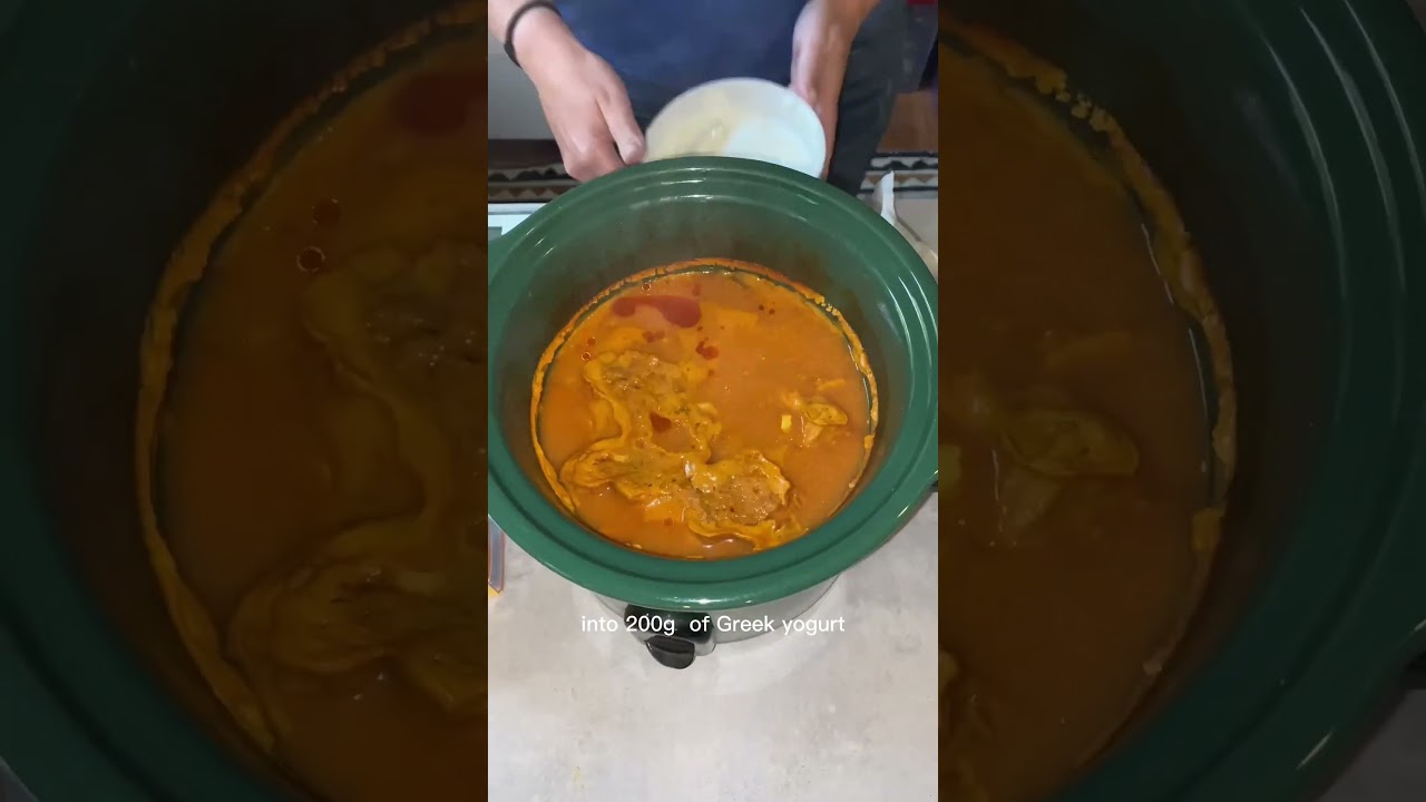 Slow-cooker chicken tikka masala. Slimming World friendly and family friendly