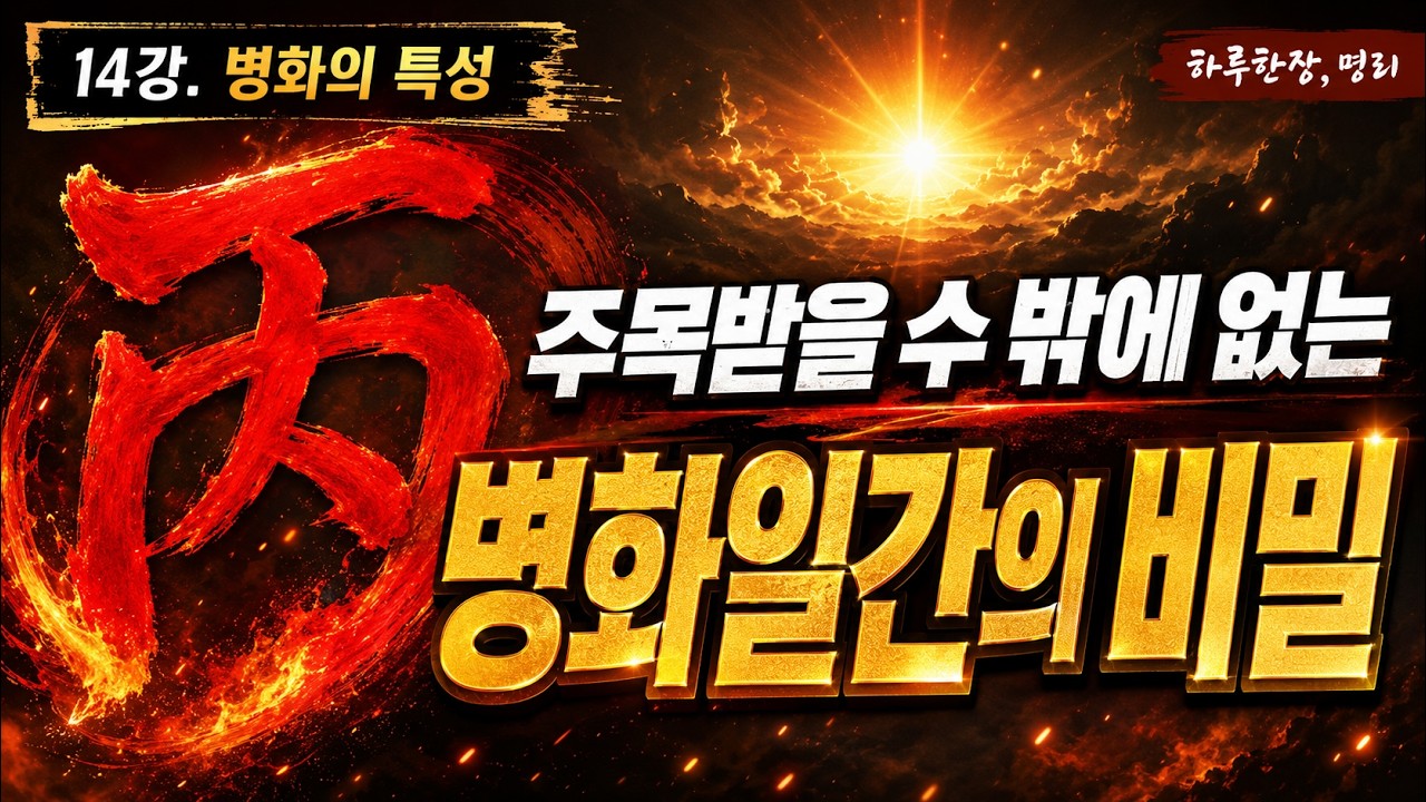 병화일간 특성 ㅣ 주목 받을 수 밖에 없는 이유