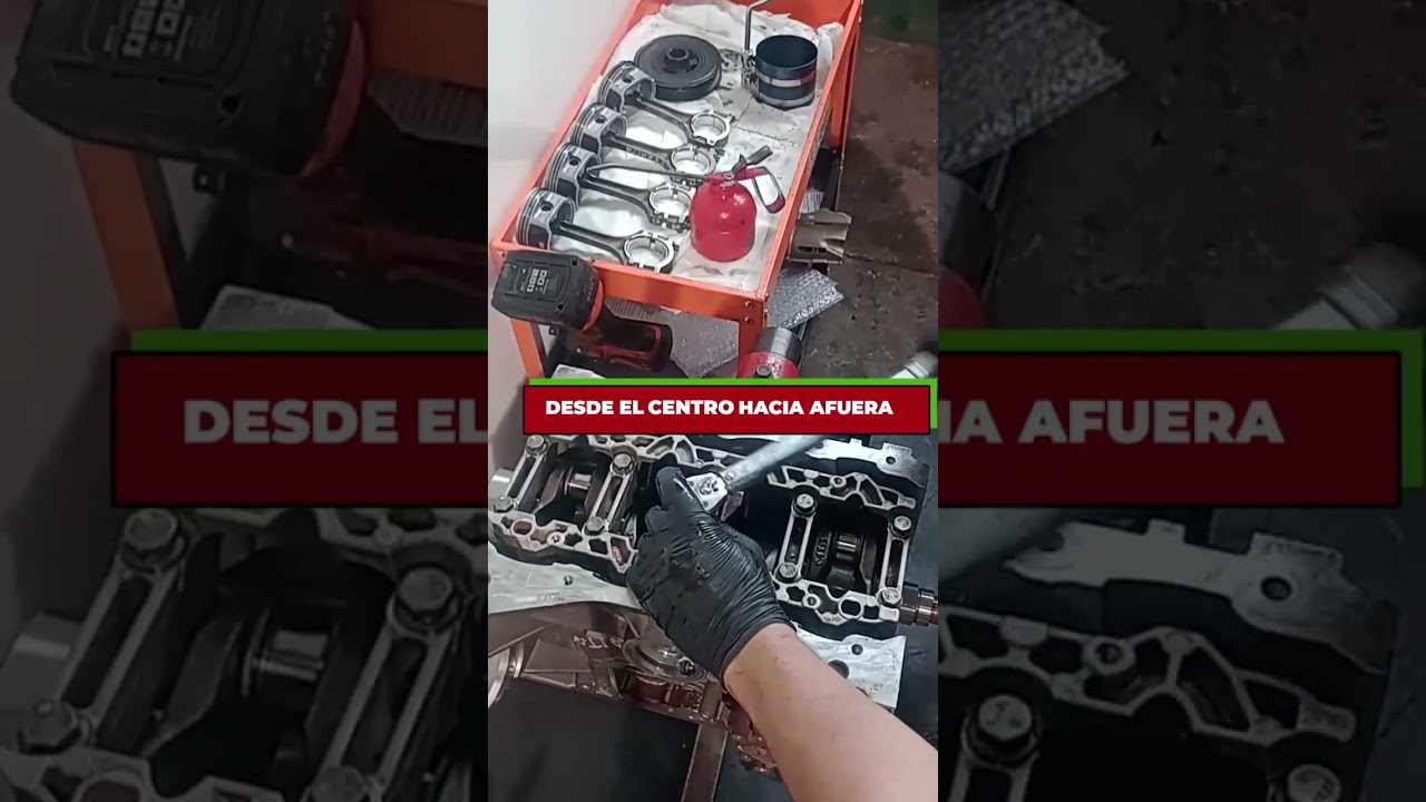 Motor Sigma Ti-VCT 1.6 Par de apriete/torque de bancadas de cigüeñal (datos técnicos de instalacion)
