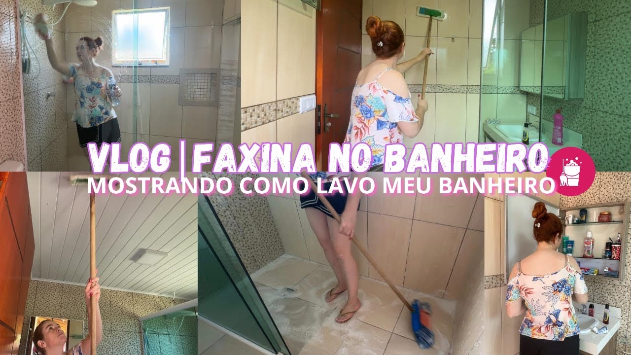 MODO DONA DE CASA EM AÇÃO||FAXINA PESADA NO MEU BANHEIRO-LAVEI NO CAPRICHO/BANHEIRO PLIN✨