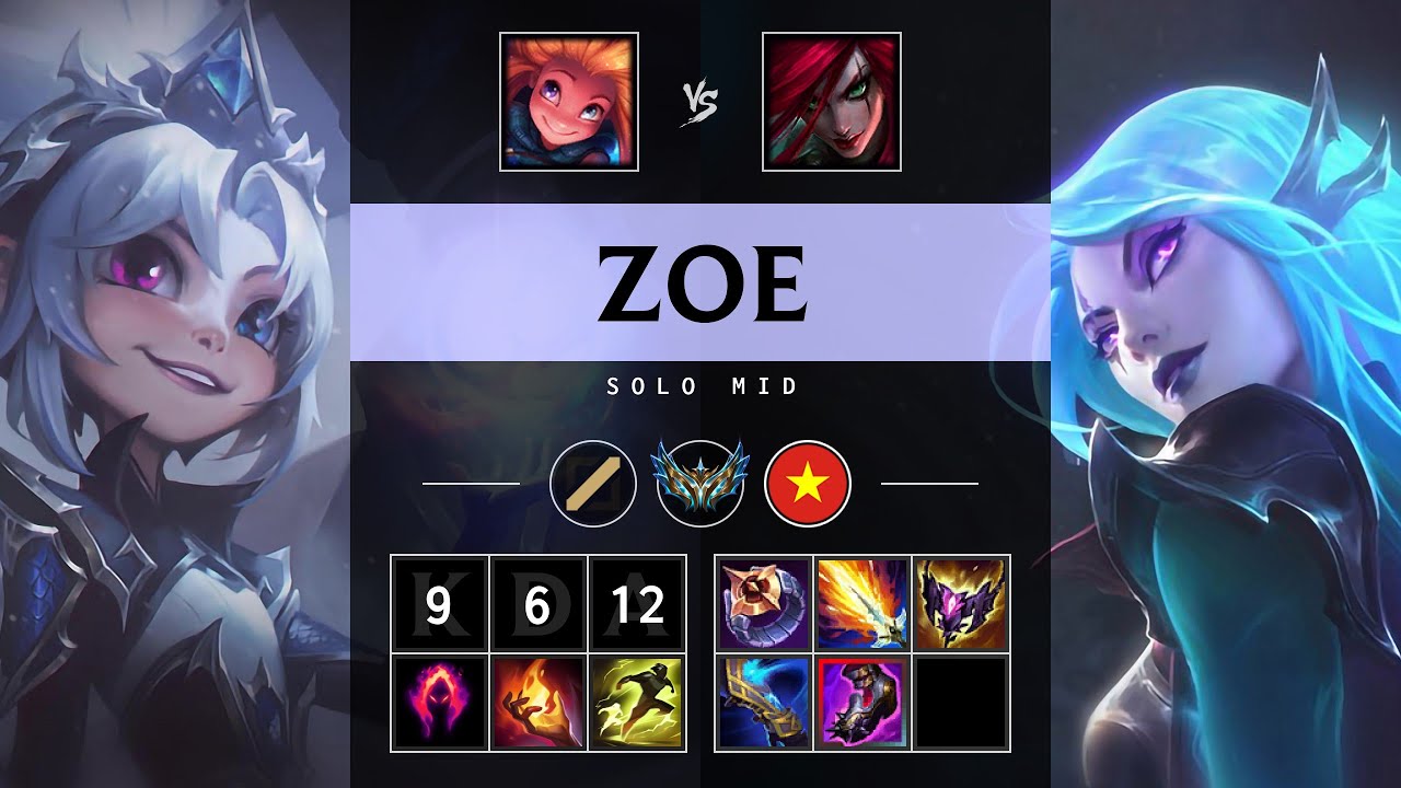 Zoe Mid vs Katarina - VN Challenger Patch 25.18