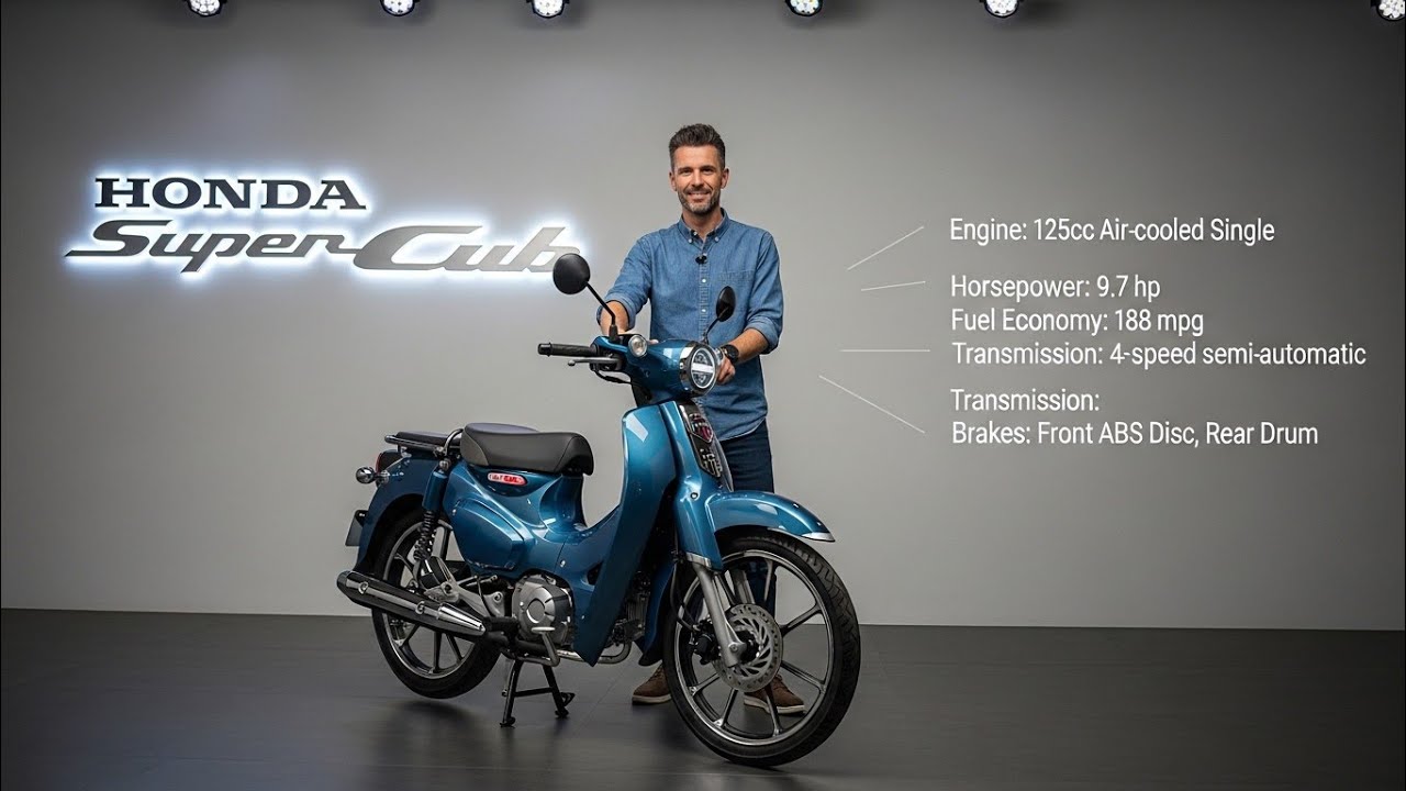 2026 Honda Super Cub 125 NEW Design REVEALED! Price, Specs & Full Review | Worth the Upgrade!
