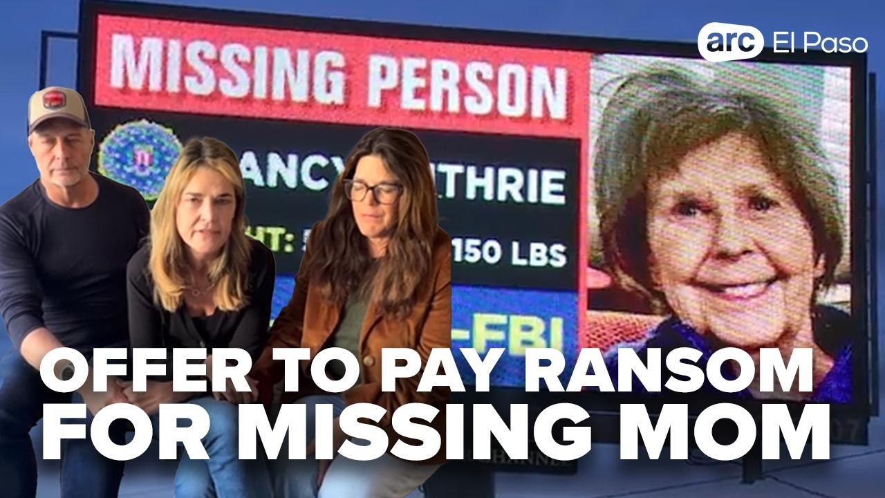 Guthrie's children tell possible captors 'we will pay'