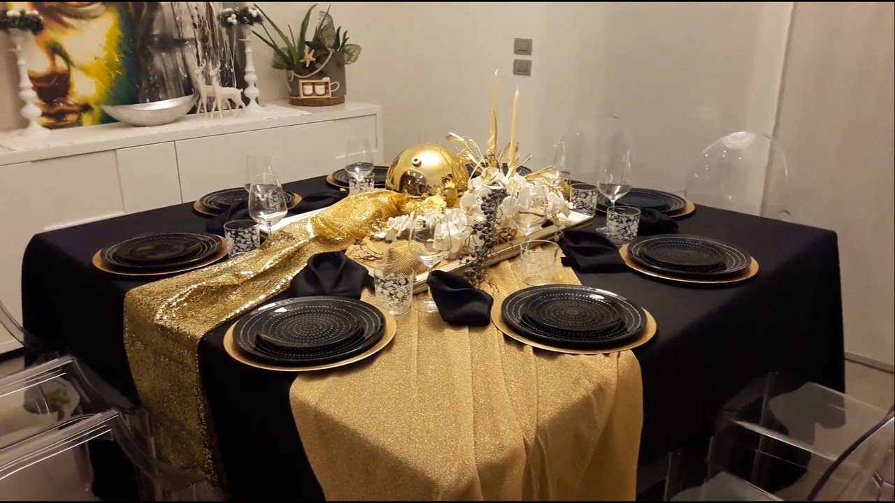 Tavola di Capodanno... elegante, diversa dal solito.