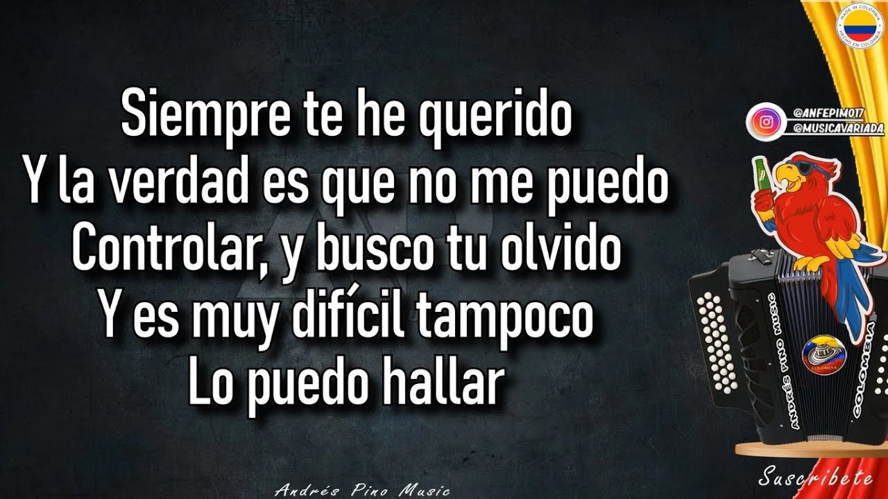 Lo Que Siente Mi Corazon - Los Muchachos Del Vallenato | Letra