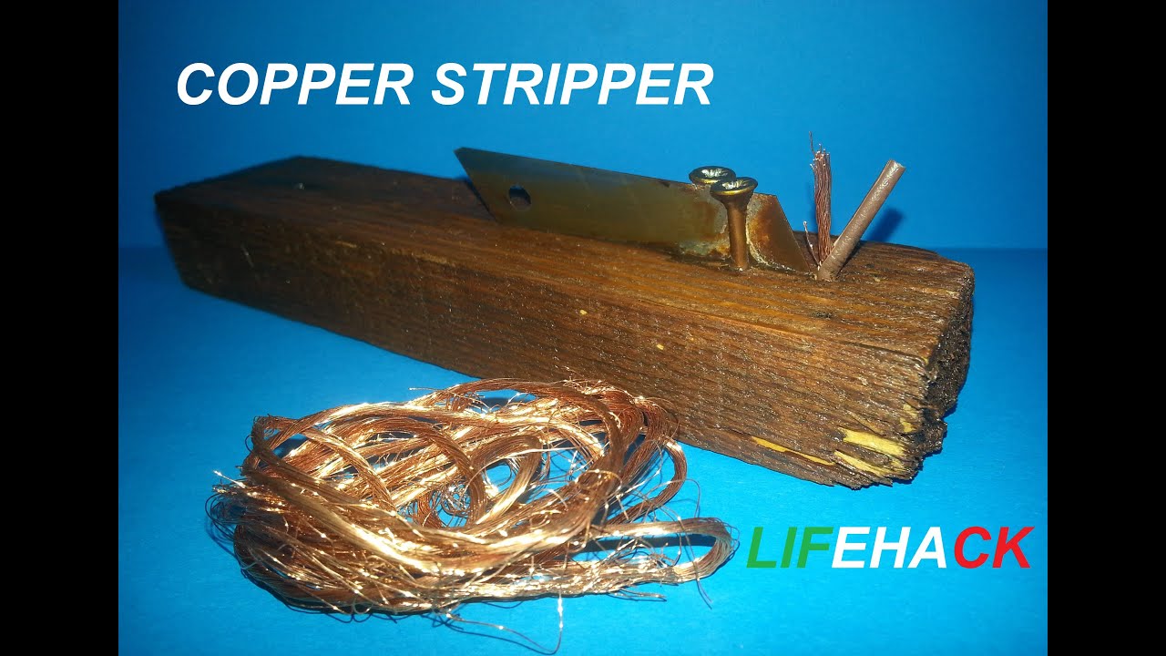 $$$ - LIFEHACK - How to extract copper from the wires --- Come estrarre il rame dai fili