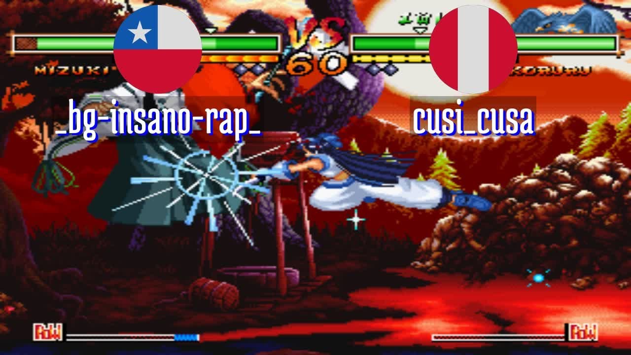 FT5 @samsh5sp: _bg-insano-rap_ (CL) vs cusi_cusa (PE) [Samurai Shodown V SP samsho5 Fightcade] Mar 1