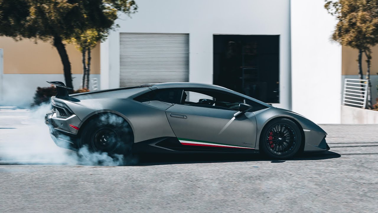 BURNOUT MODE ENABLED IN 2,000HP HURACAN