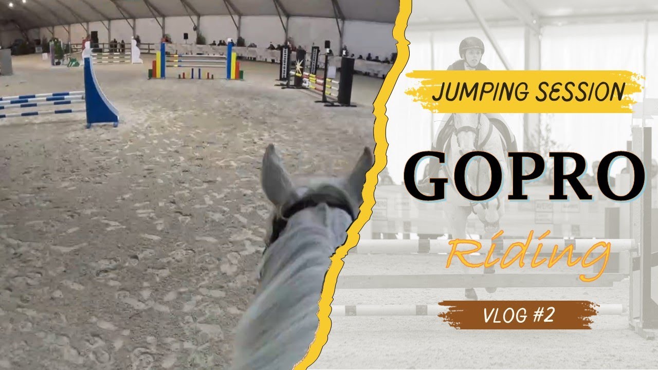 GoPro POV ASMR | Show Jumping Competition | Behind the Scenes - Warm Up