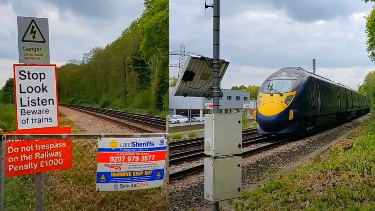 Fake Train Horns at Sand Pit (Footpath) Level Crossing, Kent