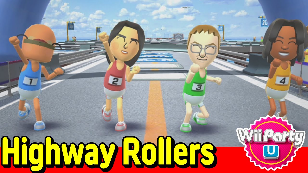 Wii Party U - Highway Rollers | Beef Boss, Jialan, Erick and Patricia | Alexgaming