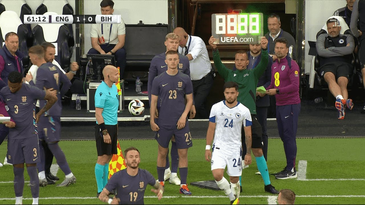 adam wharton debut against bosnia & herzegovina 3/6/24