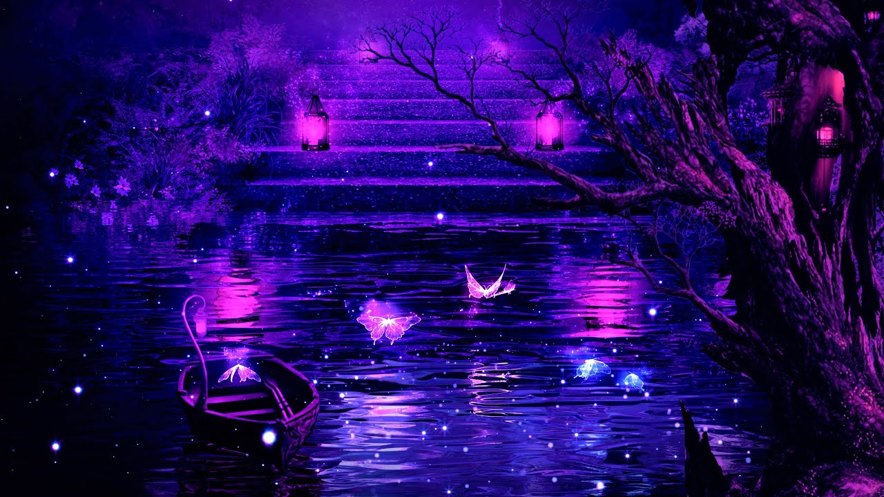 Magical Night 💜Soothing Ethereal Sleep Music 🎵 Fall Into a Peaceful Deep Sleep