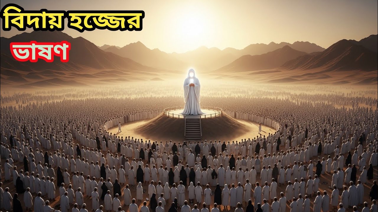 বিদায় হজ্জের ভাষণ | মহানবী ﷺ এর শেষ ঐতিহাসিক ভাষণ |